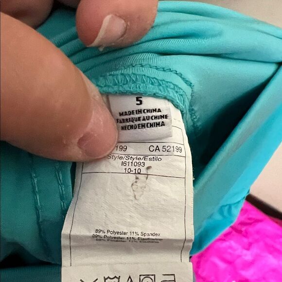 Roxy Size 5 Turquoise Swim Board Shorts - Picture 5 of 5